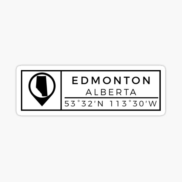"Edmonton" Sticker by capitalismwitch Redbubble
