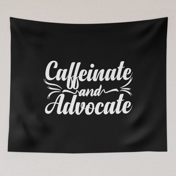 Item preview, Caffeinate And Advocate Awareness T-Shirt SLP Professional Special Ed Teacher Social Worker Gift Neurodiversity Afferming Mom designed and sold by Unicorny-Design.