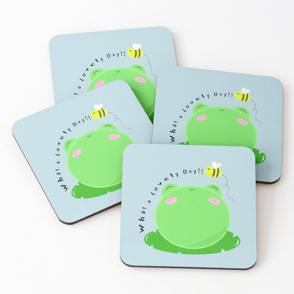 Item preview, Kawaii DODO the froggie having a lovely day designed and sold by yudoodliez.