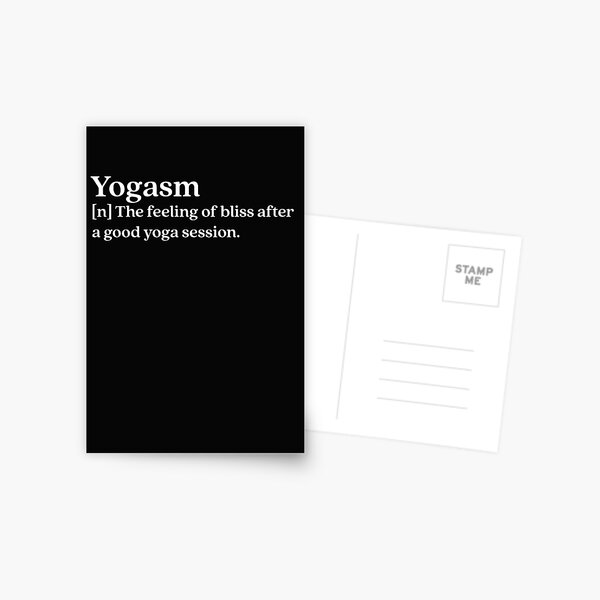 Yoga Definition, Dictionary Collection Poster by Designschmiede