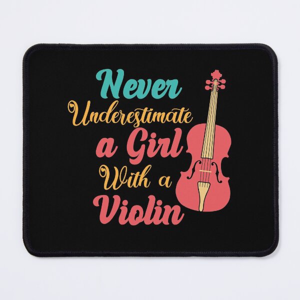 Item preview, Never Underestimate a Girl with a Violin designed and sold by eazycorner.