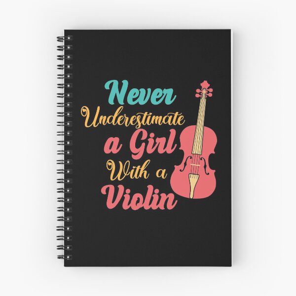 Item preview, Never Underestimate a Girl with a Violin designed and sold by eazycorner.