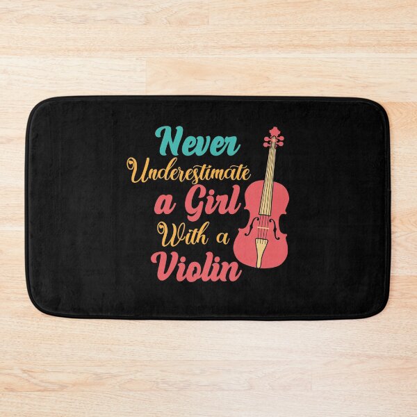 Item preview, Never Underestimate a Girl with a Violin designed and sold by eazycorner.