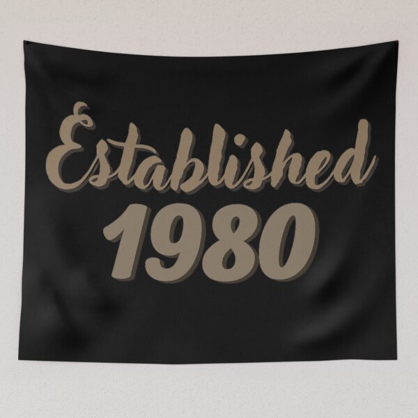 Item preview, Established 1980 Birthday designed and sold by NishiiAgrawal.