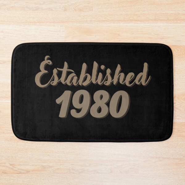 Item preview, Established 1980 Birthday designed and sold by NishiiAgrawal.