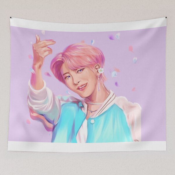 Item preview, Ateez Seonghwa aesthetic digital painting drawing  designed and sold by Krystal Li.