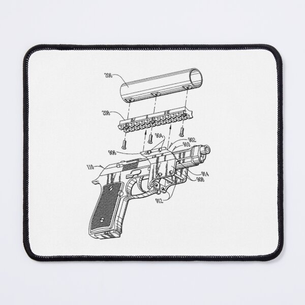 Item preview, Gun Patents - Handgun Patents, Gun blueprints designed and sold by Avy The Creator.