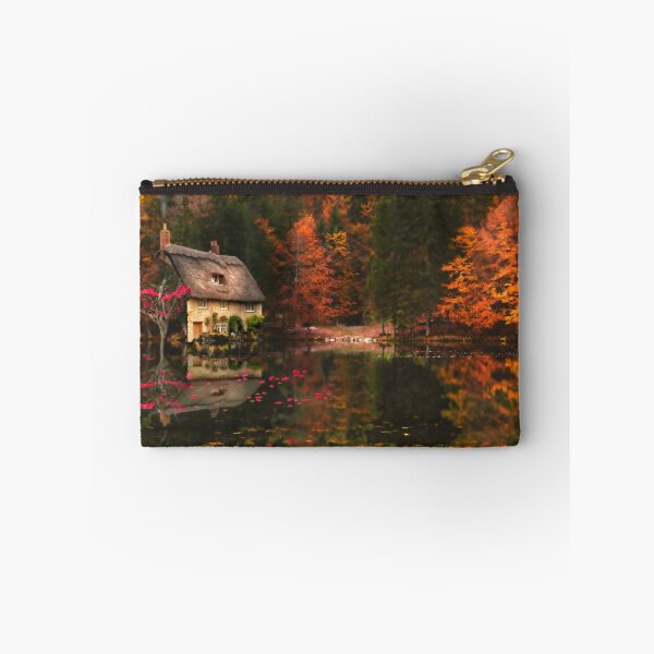 Item preview, Cottage At Autumn Glory Lake designed and sold by Alisonchambers2.