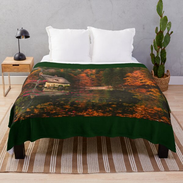 Item preview, Cottage At Autumn Glory Lake designed and sold by Alisonchambers2.
