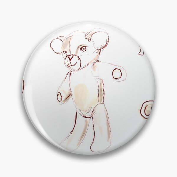 Item preview, doodle teddy bear designed and sold by Terkapio.