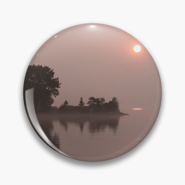 Item preview, Silky Pink Sunrise - Soft Fog Shimmer on the Lake designed and sold by Georgia Mizuleva.