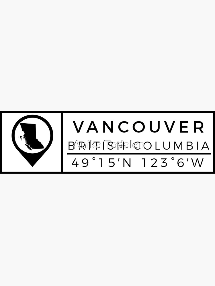 "Vancouver" Sticker by capitalismwitch Redbubble