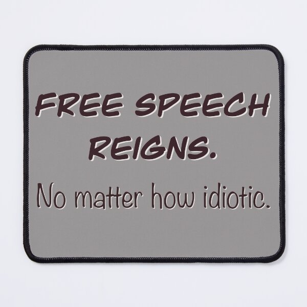 Item preview, Free speech designed and sold by Old Friends.