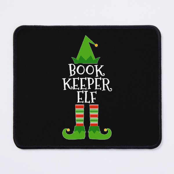 Item preview, Book Keeper Elf - Funny Book Keeping Team Christmas design designed and sold by TopRatedDesigns.