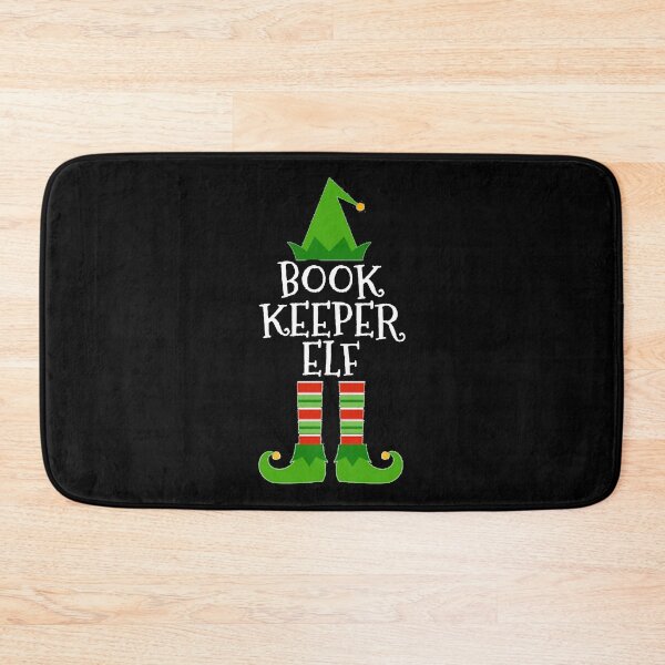 Item preview, Book Keeper Elf - Funny Book Keeping Team Christmas design designed and sold by TopRatedDesigns.