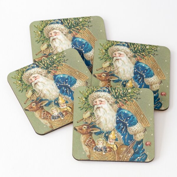 Item preview, Vintage St Nick Dressed In A Blue Suit Ready For The Holidays. designed and sold by lduke47.