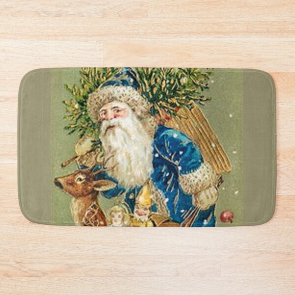 Item preview, Vintage St Nick Dressed In A Blue Suit Ready For The Holidays. designed and sold by lduke47.