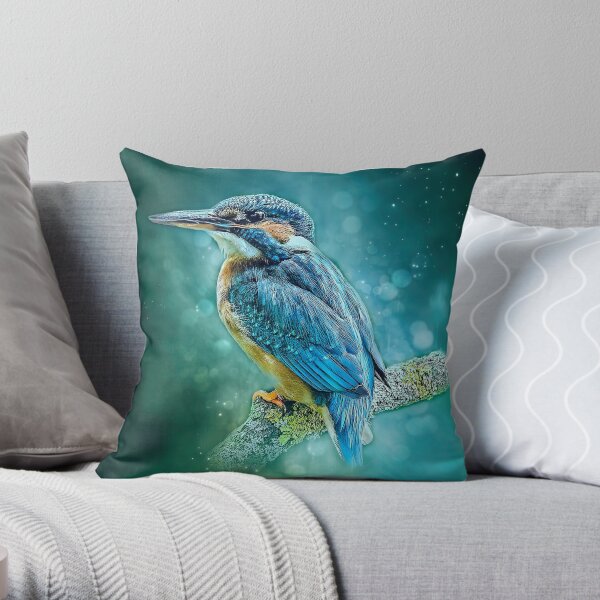 Kingfisher cushion cheap