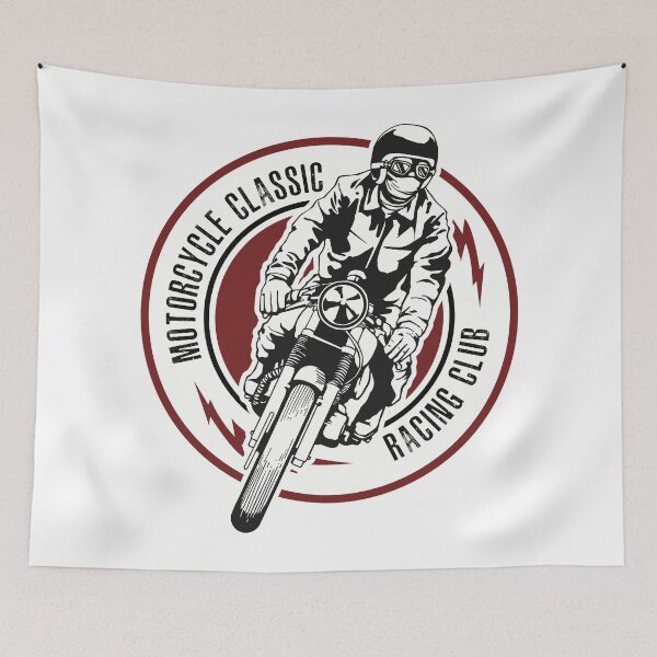 Item preview, Motorcycle Classic Racing Club designed and sold by Vector Scout Lab.