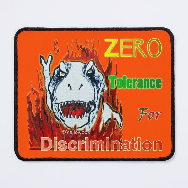 Item preview, Zero Tolerance for Discrimination - Yellowbox ink painting designed and sold by twyellowbox.