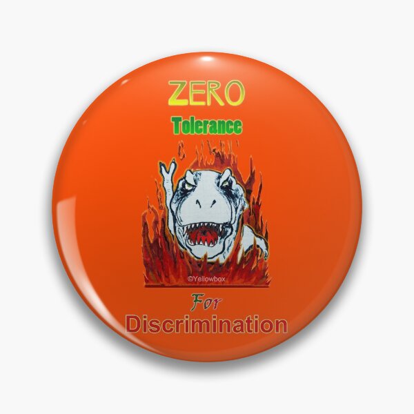 Item preview, Zero Tolerance for Discrimination - Yellowbox ink painting designed and sold by twyellowbox.