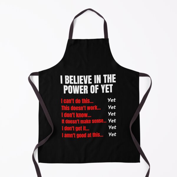 Item preview, I Believe In The Power Of Yet Teacher Growth Mindset Design designed and sold by Fatimah Saeed.