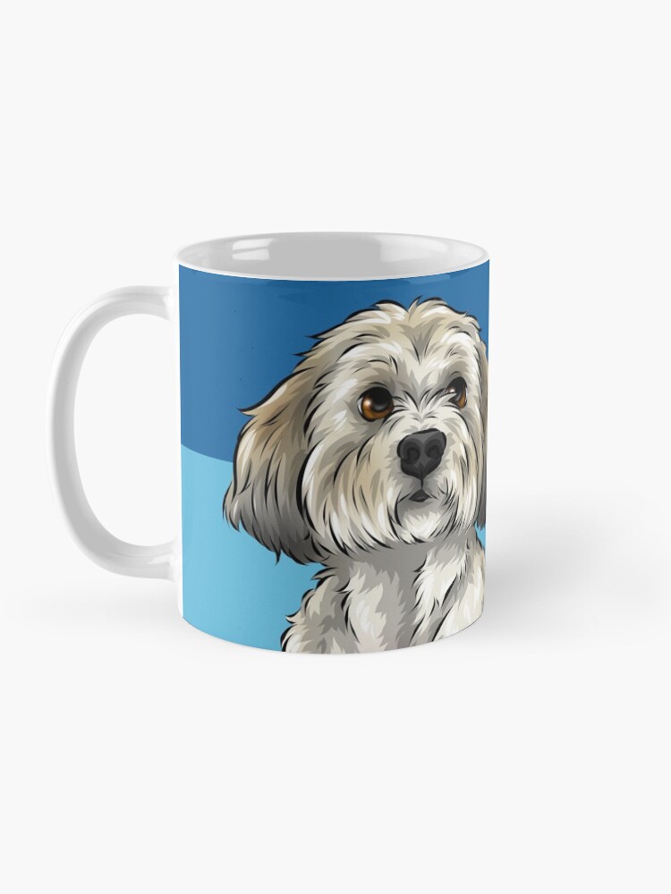 Cute Shichon Zuchon Bichon Frise Shih Tzu cross Cute Dog Art