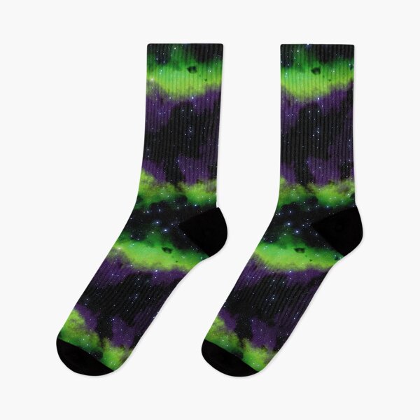 Item preview, Lime Green and Purple Dark Matter Galaxy Nebula Gas Cloud Art designed and sold by Tiffany Munro.