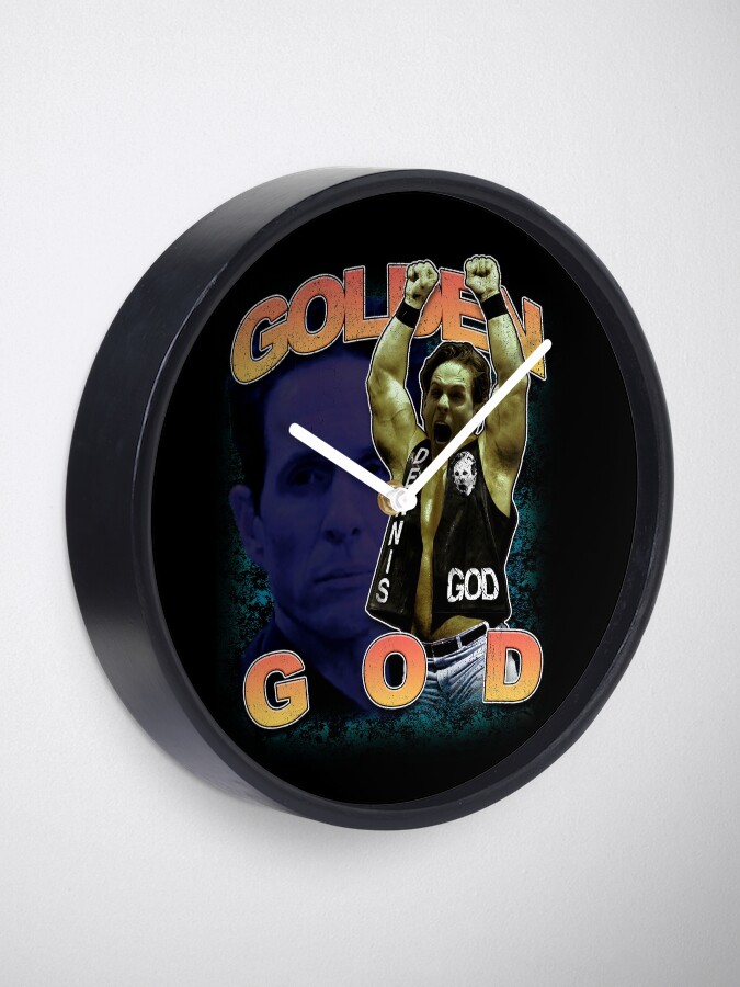 Alternate view of Stone Golden God Clock