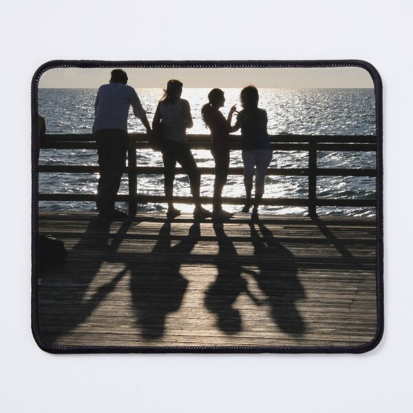 Item preview, At the Pier at Naples Enjoying Sunset designed and sold by cuprum.