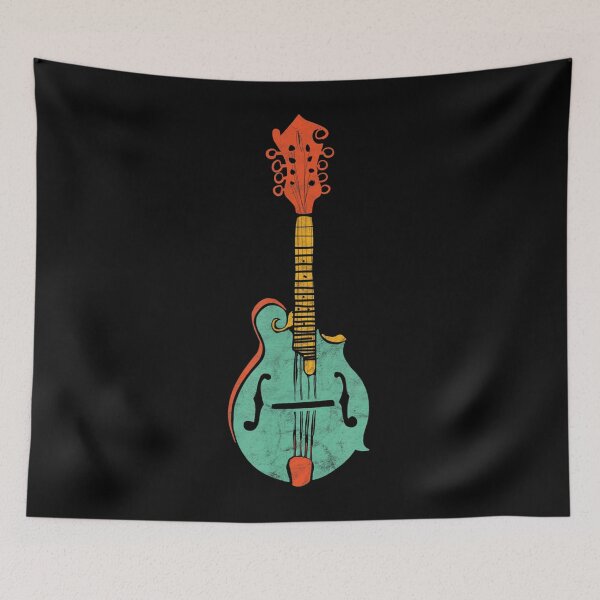Item preview, Funky Retro Mandolin Minimalist String Instrument designed and sold by HansWerne.