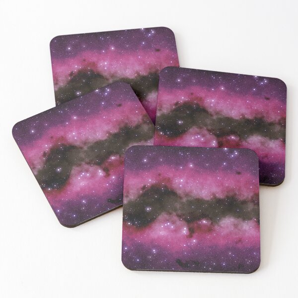 Item preview, Pink and Purple Dark Matter Galaxy Nebula Gas Cloud Art designed and sold by Tiffany Munro.