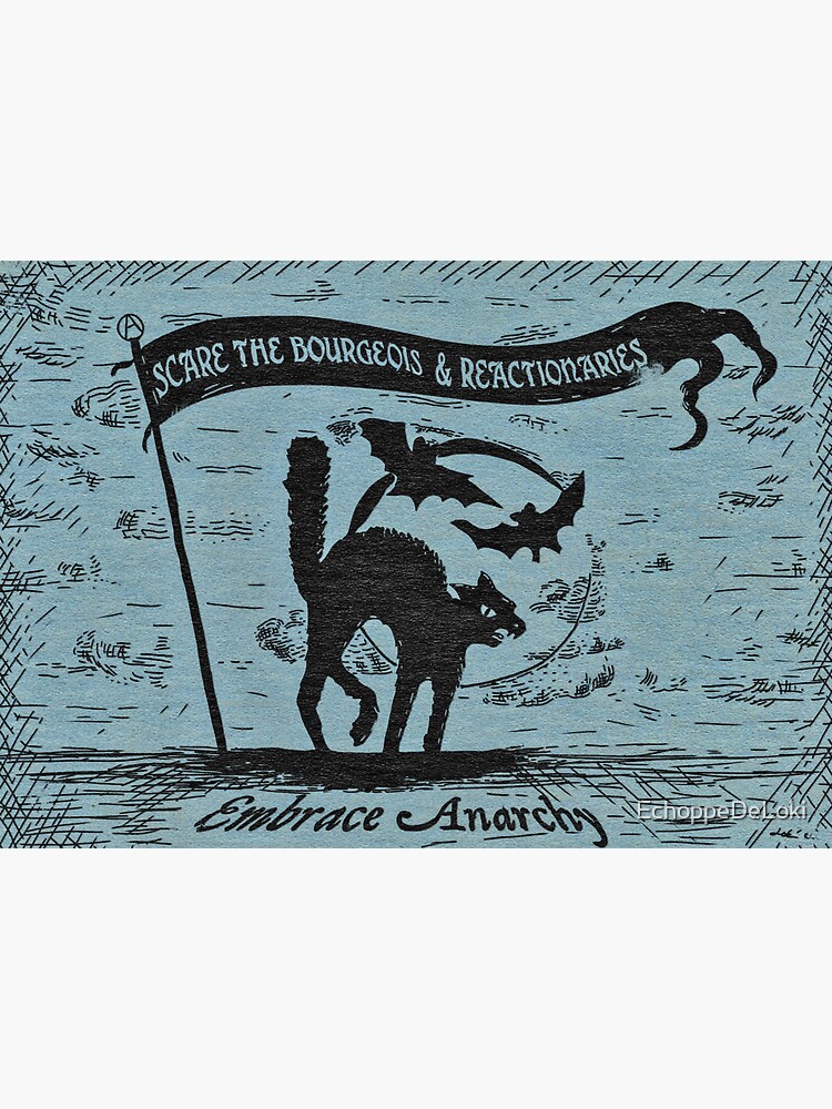 Thumbnail 3 von 3, Sticker, Lasst uns die Bourgeoisie erschrecken! designt und verkauft von EchoppeDeLoki.