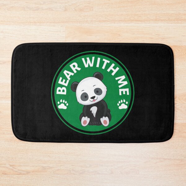 Item preview, Bear with me Panda Pun (Green)- Cute Animal Friendly Panda - Gift for Panda Lovers designed and sold by CaitU.