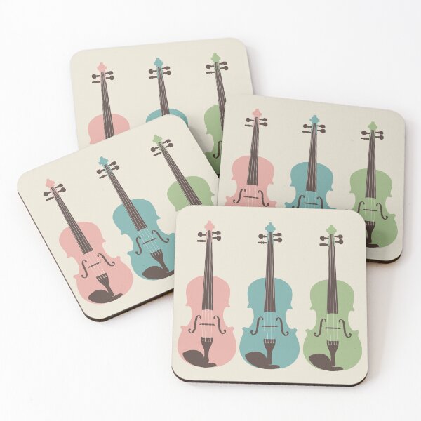 Item preview, A Serenade of Strings in Pink, Teal and Green designed and sold by NattyDesigns.