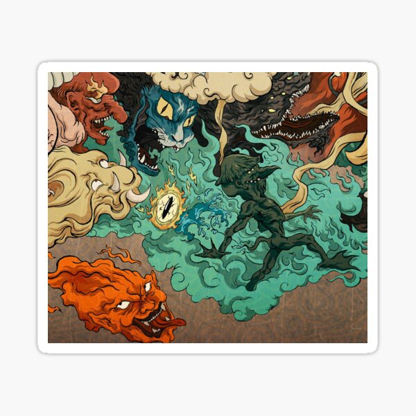 Vintage Japanese Kaiju Sticker