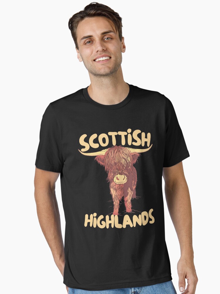 Thumbnail 2 of 7, Essential T-Shirt, Scottish Highlands Scotland Highland Cow designed and sold by luisgmilioni.