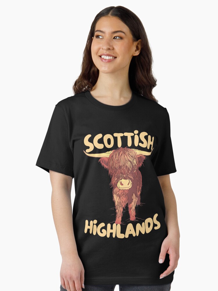Thumbnail 1 of 7, Essential T-Shirt, Scottish Highlands Scotland Highland Cow designed and sold by luisgmilioni.