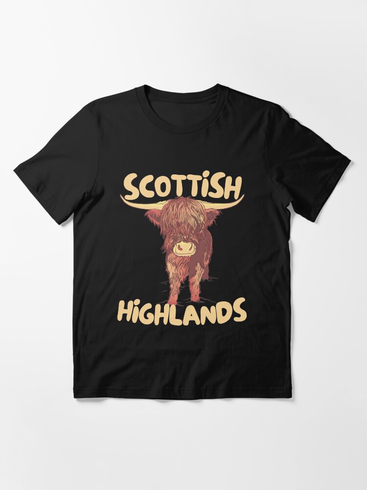 Thumbnail 3 of 7, Essential T-Shirt, Scottish Highlands Scotland Highland Cow designed and sold by luisgmilioni.