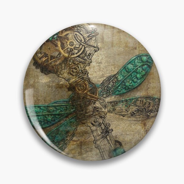 Item preview, Steampunk dragonfly designed and sold by CatCoconut-Art.
