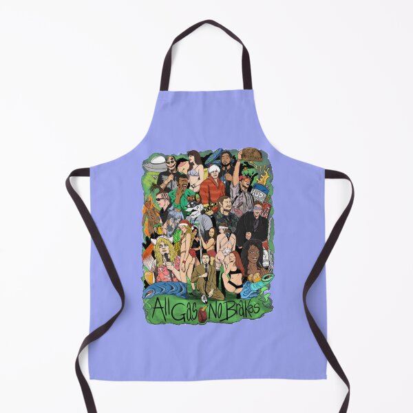 Item preview, All Gas No Brakes illustration designed and sold by ClotheDesigng.
