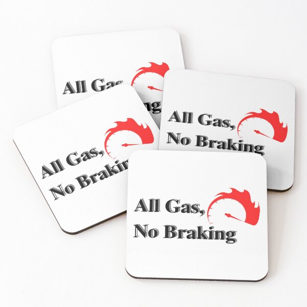 Item preview, All Gas No Brakes illustration     designed and sold by ClotheDesigng.