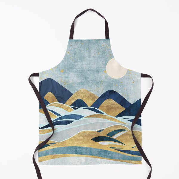 Item preview, Abstract landscape with Japanese wave. art background with Texture gold, marble mountains designed and sold by darkmoonlight-.