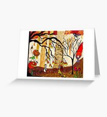Halloween Forest Greeting Card