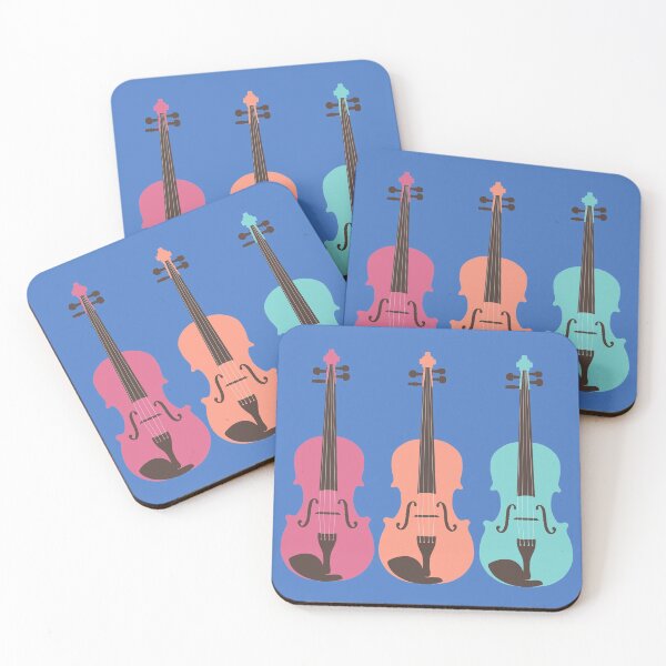 Item preview, A Serenade of Strings in Pink, Peach and Turquise designed and sold by NattyDesigns.