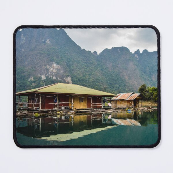Item preview, Floating houses on Cheow Lan Lake, Thailand designed and sold by Funkylikeabee.