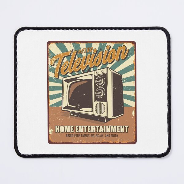 Item preview, Retro Television Home Entertainment Sign designed and sold by Vector Scout Lab.