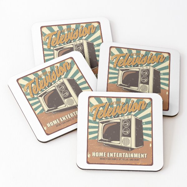 Item preview, Retro Television Home Entertainment Sign designed and sold by Vector Scout Lab.