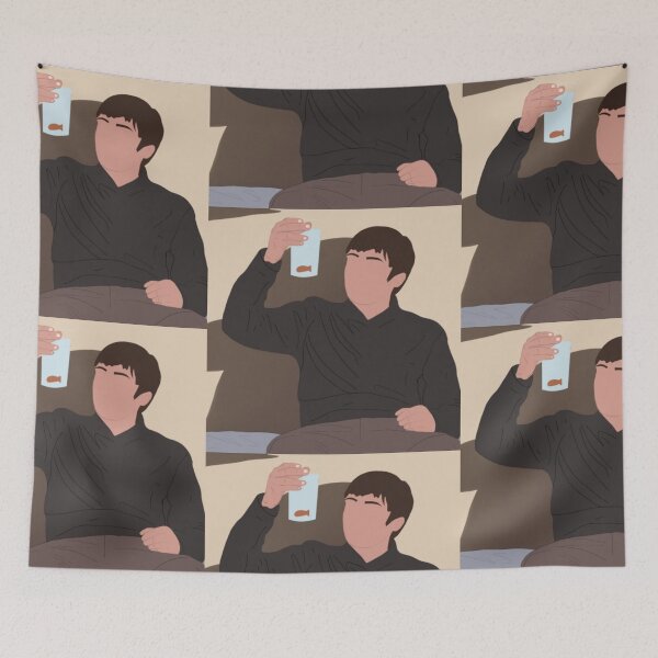 Item preview, Chris Miles with goldfish  designed and sold by DesignsByRikke.