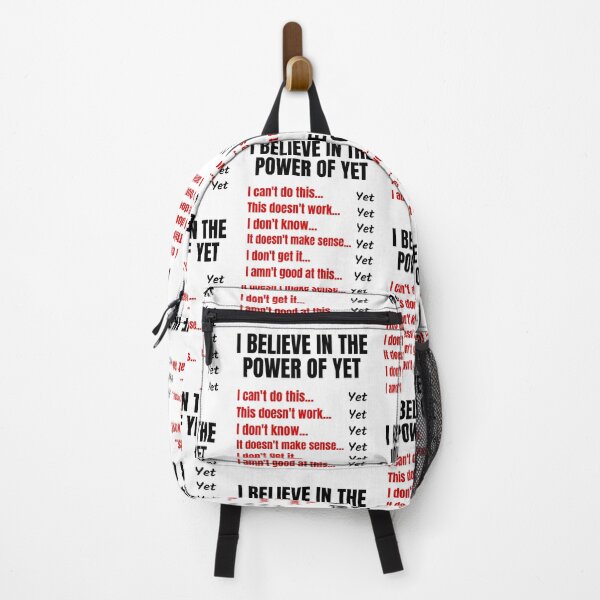 Item preview, I Believe In The Power Of Yet Teacher Growth Mindset Design designed and sold by Fatimah Saeed.